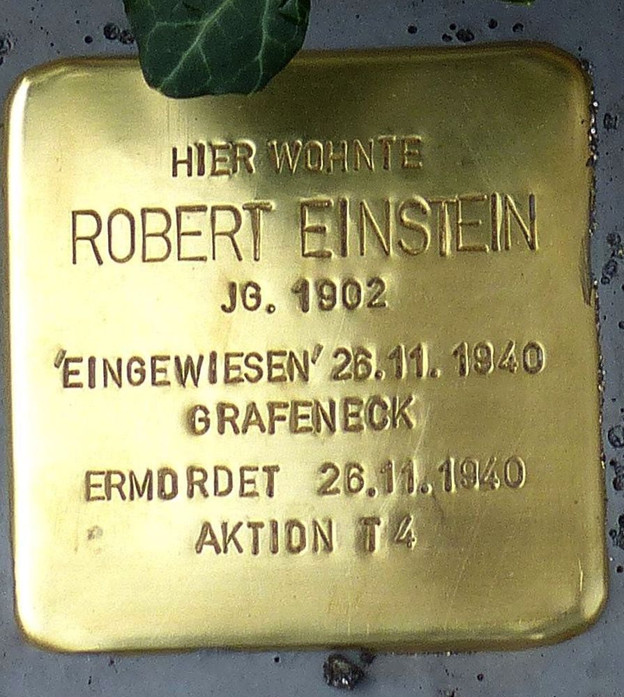 Einstein, Stein Ausschn